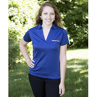Ladies Royal Blue Instructor Polo