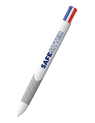 Safe Sitter® 4-Color Retractable Ballpoint Pen