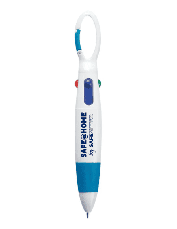 Safe@Home Carabiner Pen